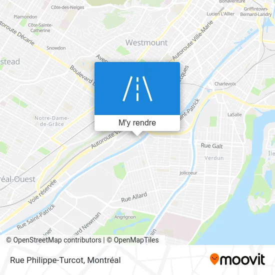 Rue Philippe-Turcot plan