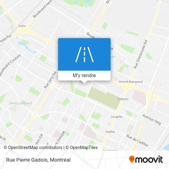 Rue Pierre Gadois plan