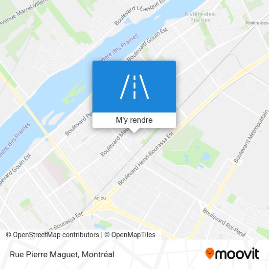 Rue Pierre Maguet plan