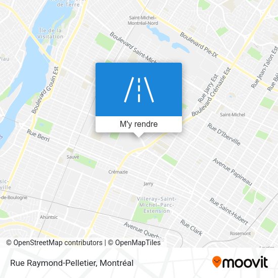 Rue Raymond-Pelletier plan