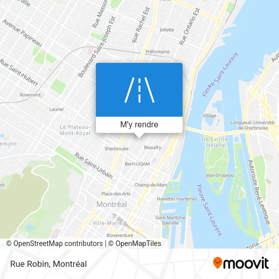 Rue Robin plan