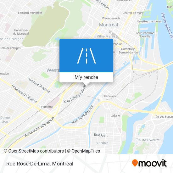 Rue Rose-De-Lima plan