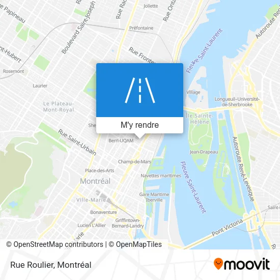Rue Roulier plan