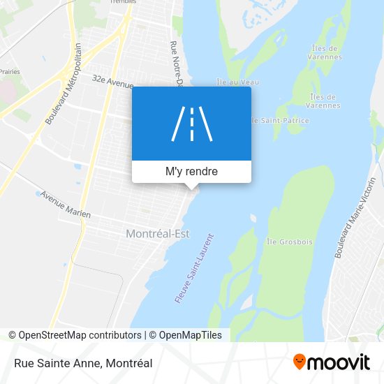 Rue Sainte Anne plan