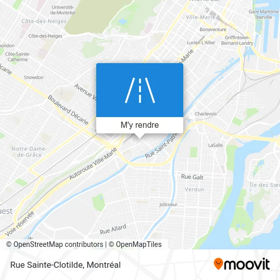 Rue Sainte-Clotilde plan