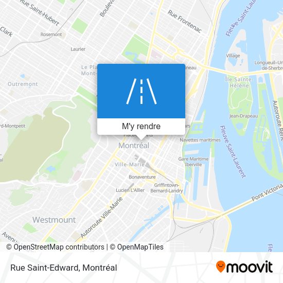Rue Saint-Edward plan
