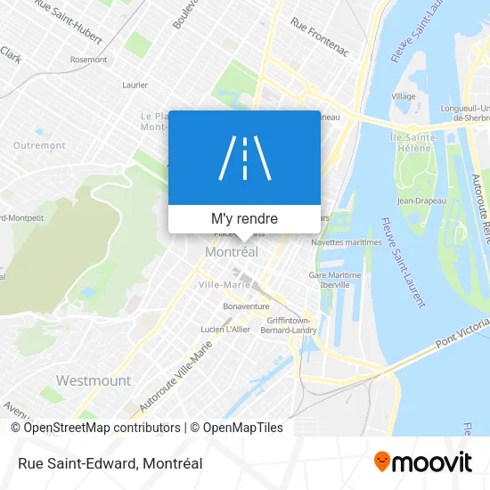 Rue Saint-Edward plan