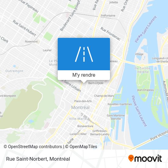 Rue Saint-Norbert plan