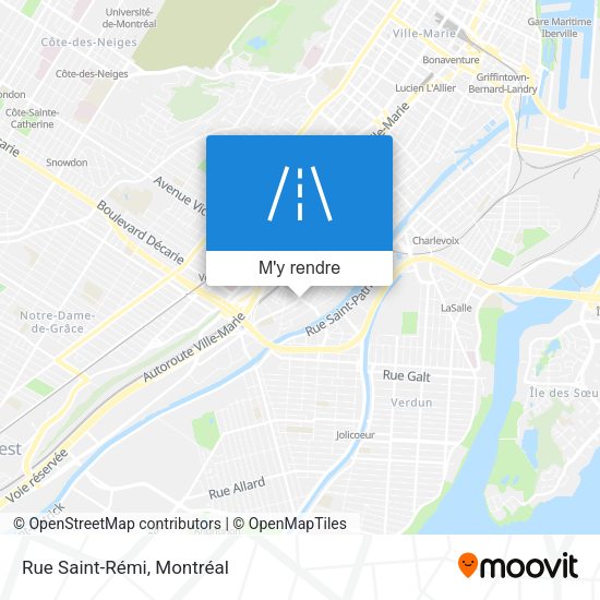 Rue Saint-Rémi plan