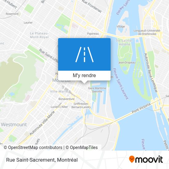 Rue Saint-Sacrement plan