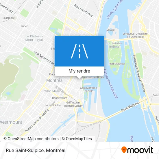 Rue Saint-Sulpice plan