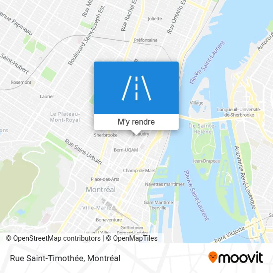 Rue Saint-Timothée plan