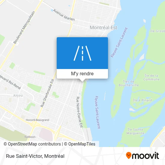 Rue Saint-Victor plan