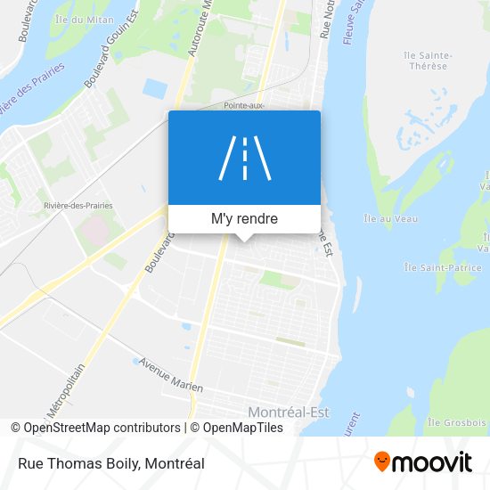Rue Thomas Boily plan