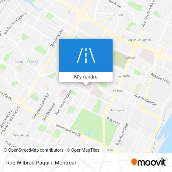 Rue Wilbrod Paquin plan