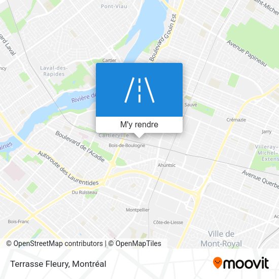 Terrasse Fleury plan
