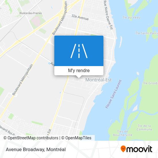 Avenue Broadway plan