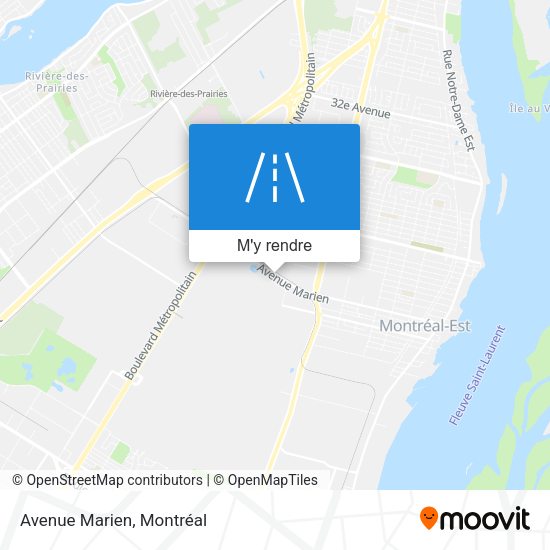 Avenue Marien plan
