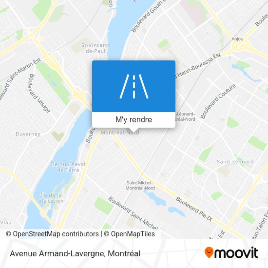 Avenue Armand-Lavergne plan