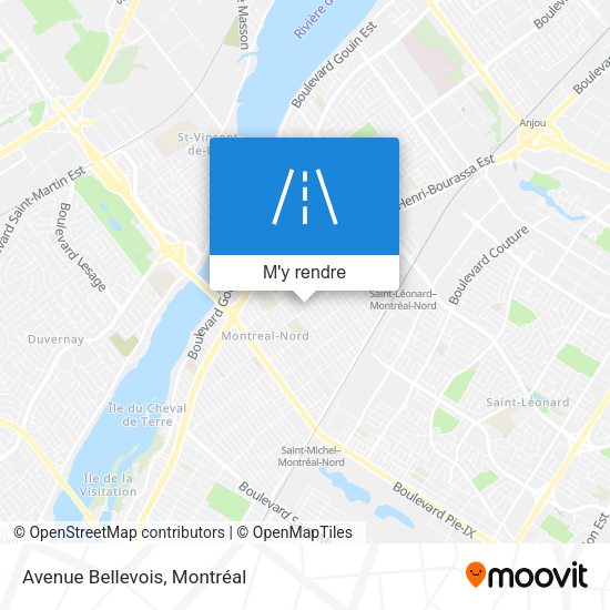 Avenue Bellevois plan