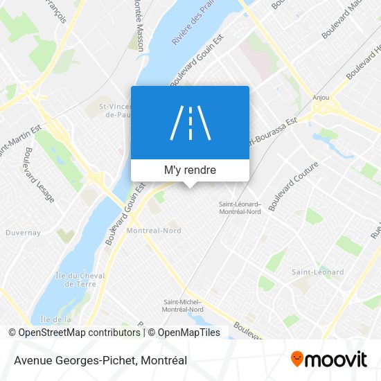 Avenue Georges-Pichet plan