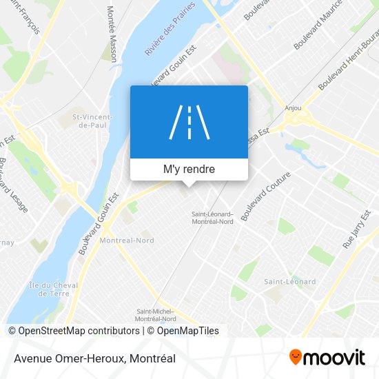 Avenue Omer-Heroux plan