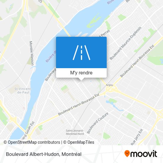 Boulevard Albert-Hudon plan