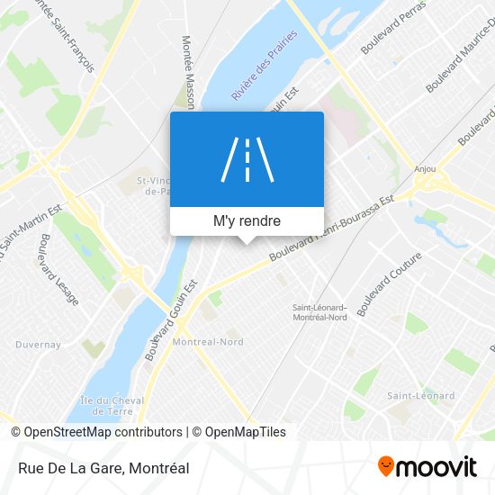 Rue De La Gare plan