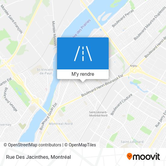 Rue Des Jacinthes plan