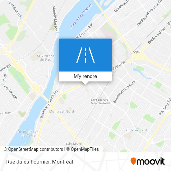 Rue Jules-Fournier plan