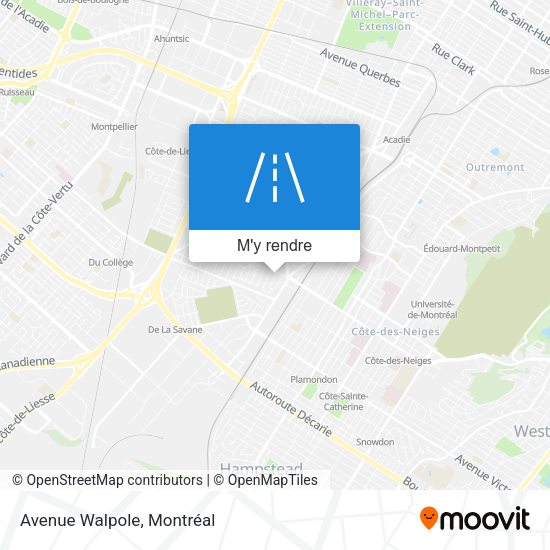 Avenue Walpole plan