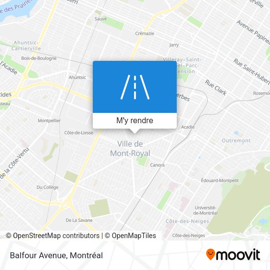 Balfour Avenue plan