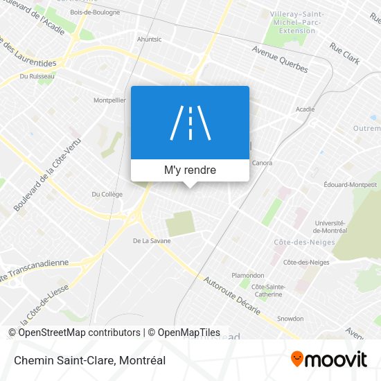 Chemin Saint-Clare plan