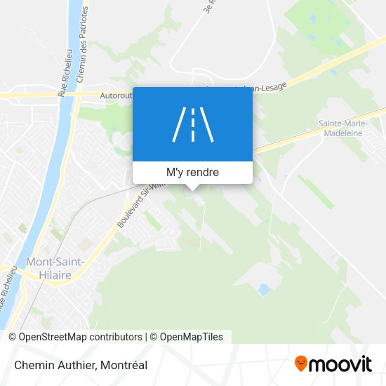 Chemin Authier plan