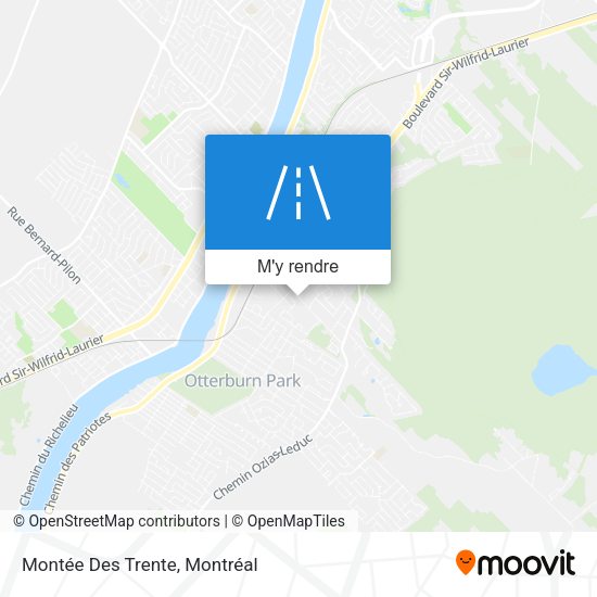 Montée Des Trente plan