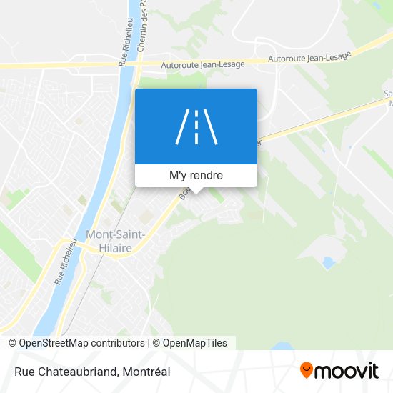 Rue Chateaubriand plan