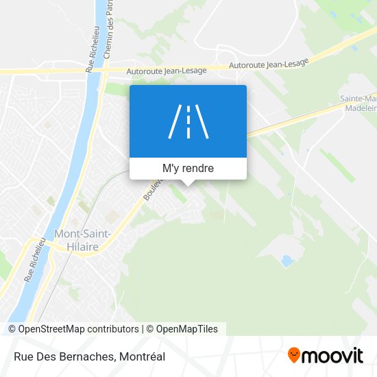 Rue Des Bernaches plan