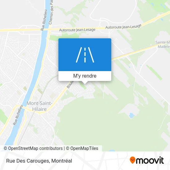 Rue Des Carouges plan