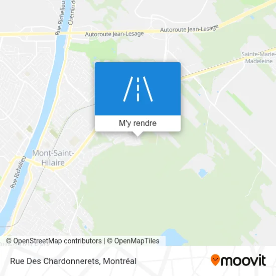 Rue Des Chardonnerets plan