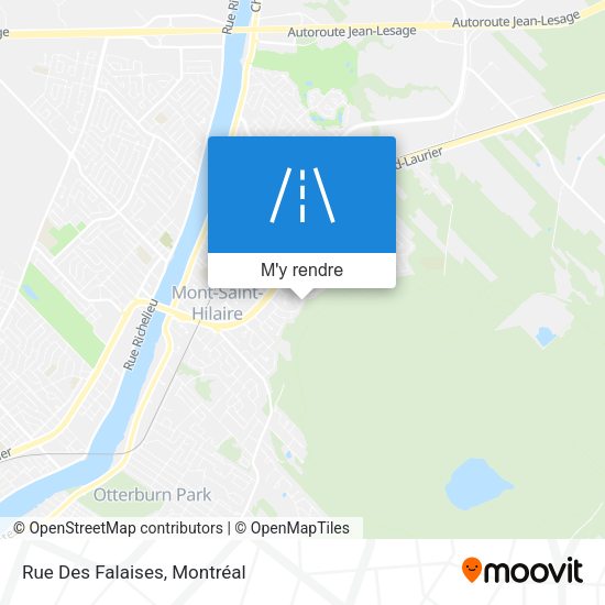 Rue Des Falaises plan