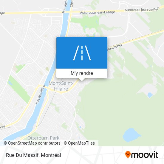 Rue Du Massif plan