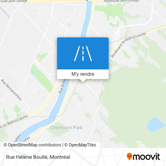 Rue Hélène Boullé plan
