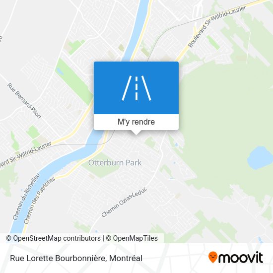 Rue Lorette Bourbonnière plan