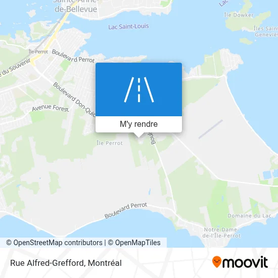 Rue Alfred-Grefford plan