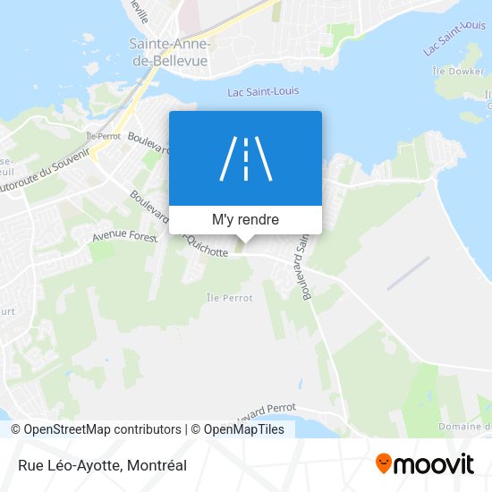 Rue Léo-Ayotte plan
