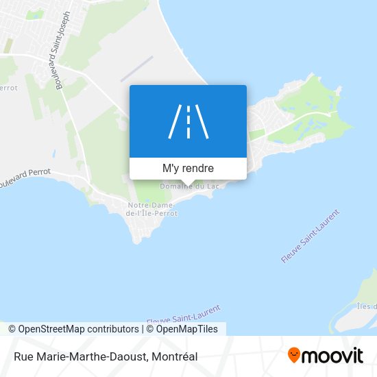 Rue Marie-Marthe-Daoust plan