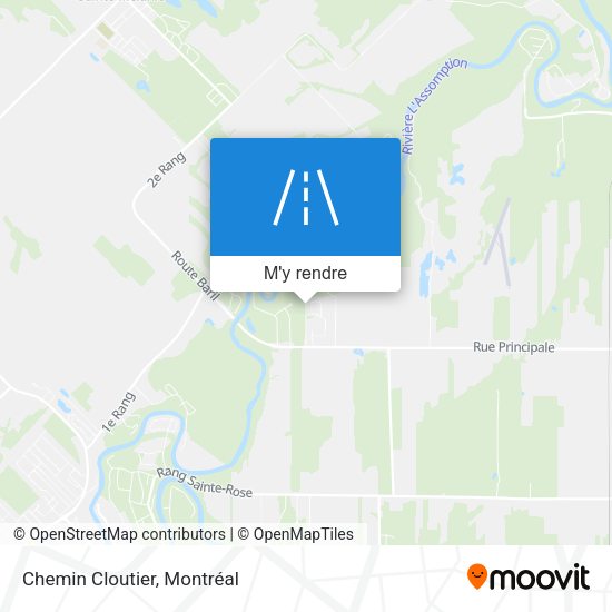 Chemin Cloutier plan