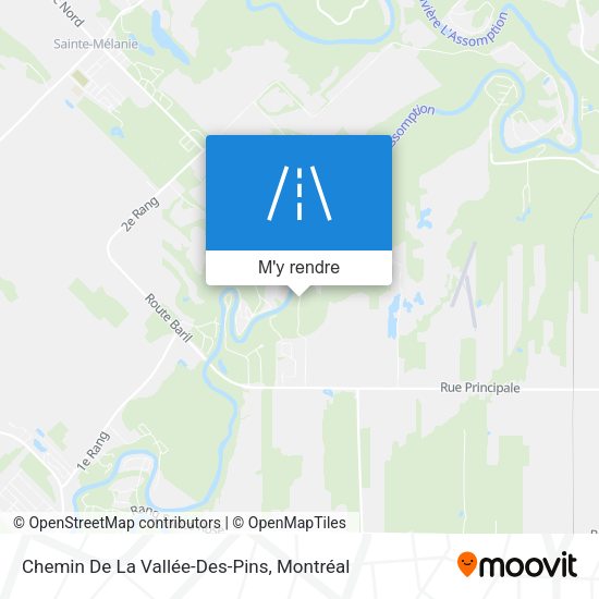 Chemin De La Vallée-Des-Pins plan