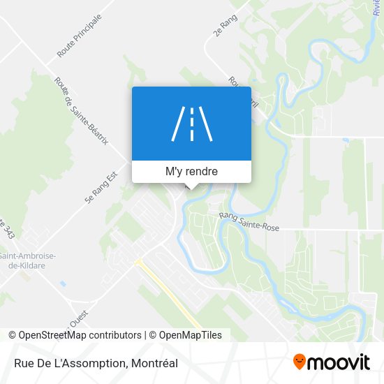 Rue De L'Assomption plan
