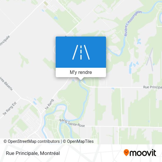 Rue Principale plan